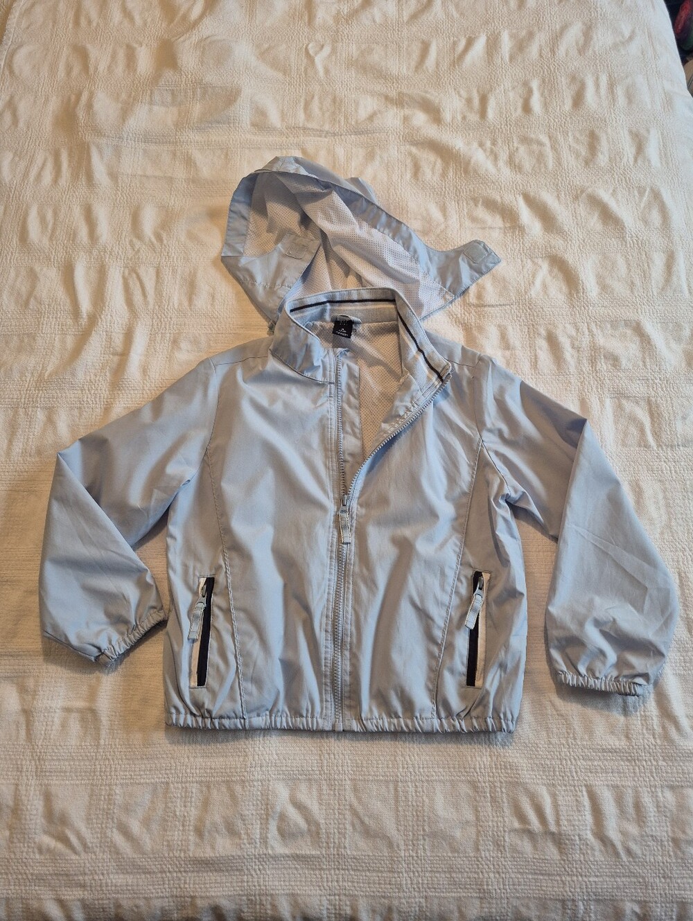 Gap kids boys or girls Medium 7/8 light blue full zip jacket EUC